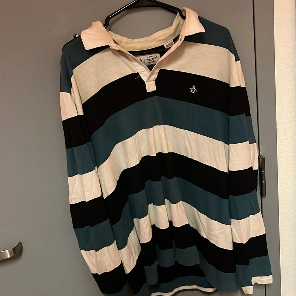 Causal striped shirt